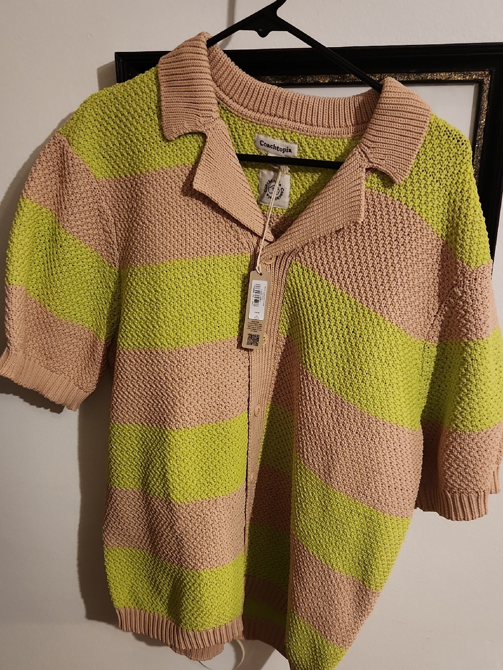 Coachtopia Crochet Button-Up Shirt